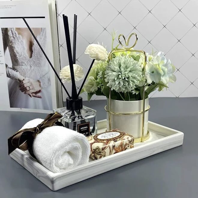 Goporcelain Ceramic Vanity Tray