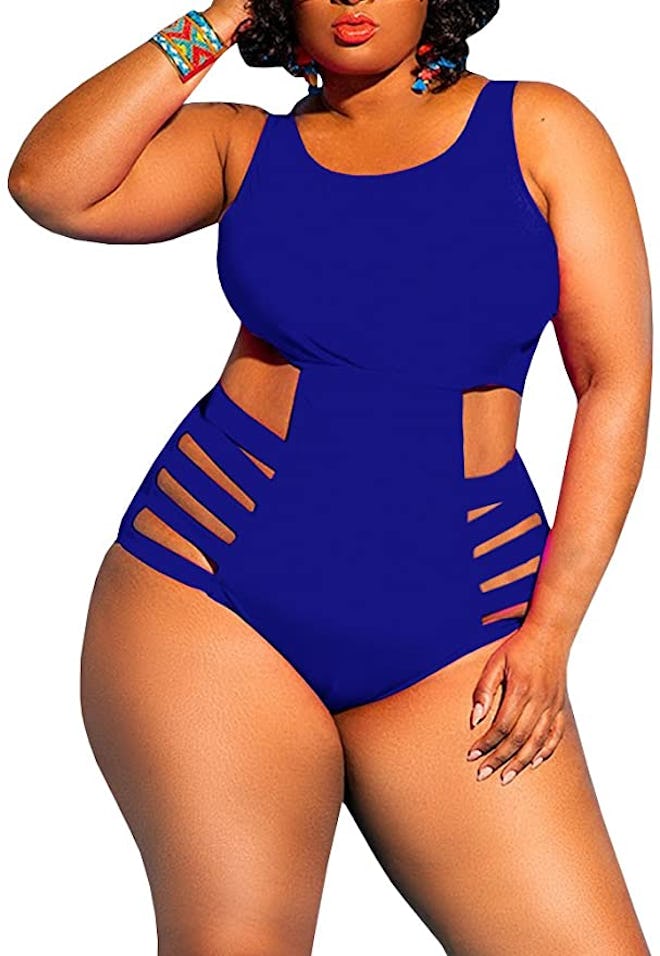 Yskkt High Waist Monokini Swimsuit