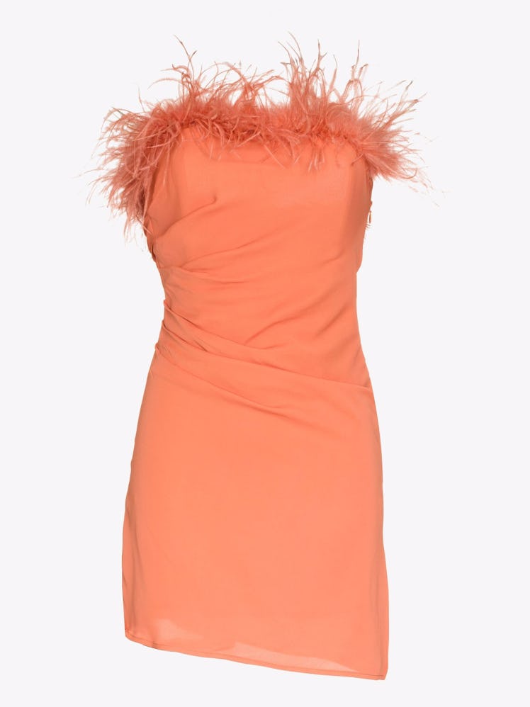 De La Vali  feather dress summer 2022