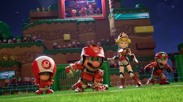 screenshot from Mario Strikers Battle League