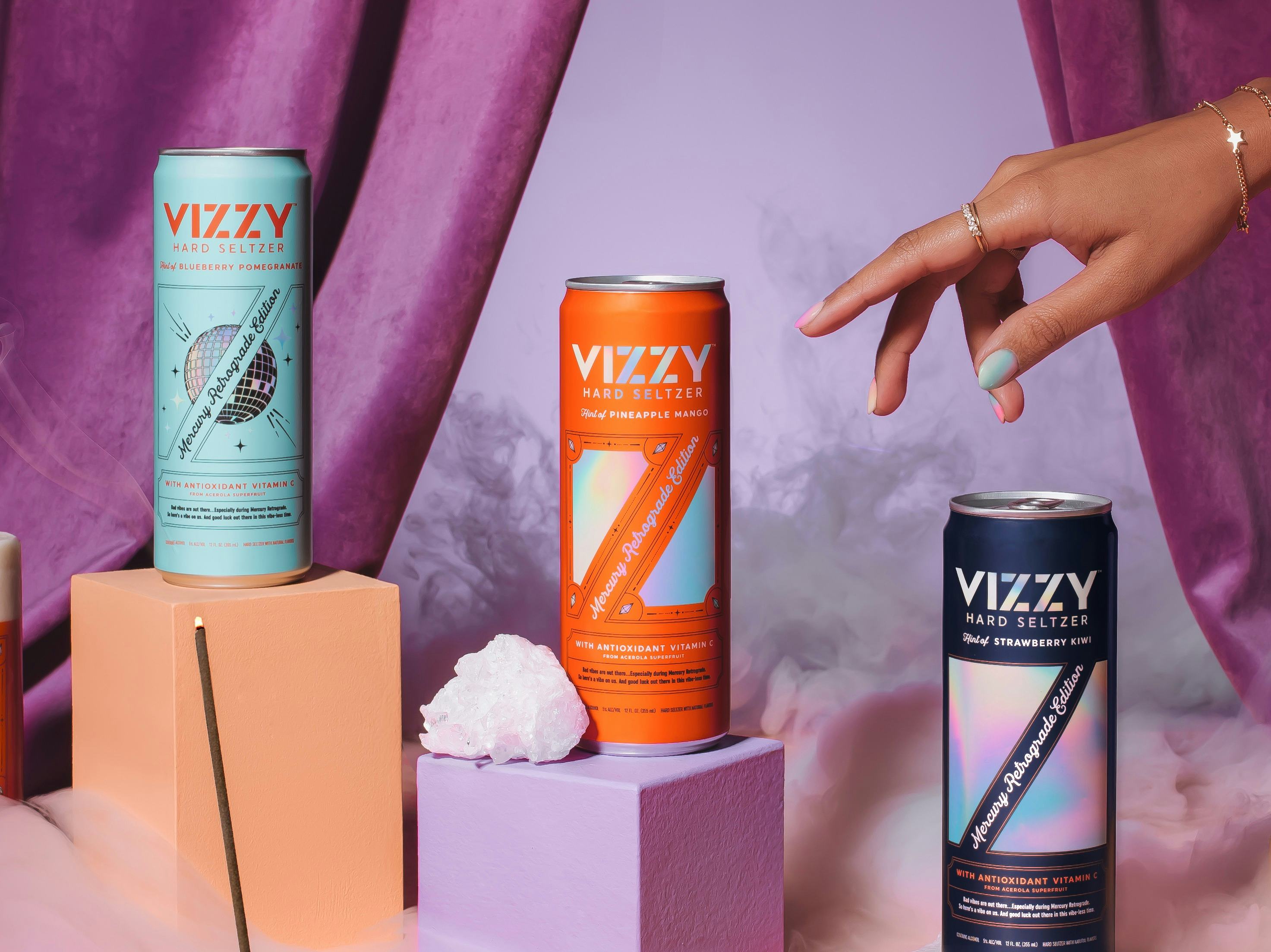 Vizzy’s New Mercury Retrograde “Good Vibes” Kits Include Crystals