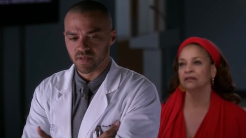 Jesse Williams as Jackson Avery & Debbie Allen as Catherine Fox in 'Grey's Anatomy'