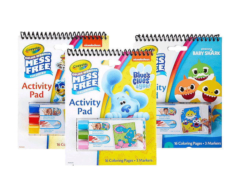 Crayola Mess Free Coloring Pads & Markers (3-Pack)