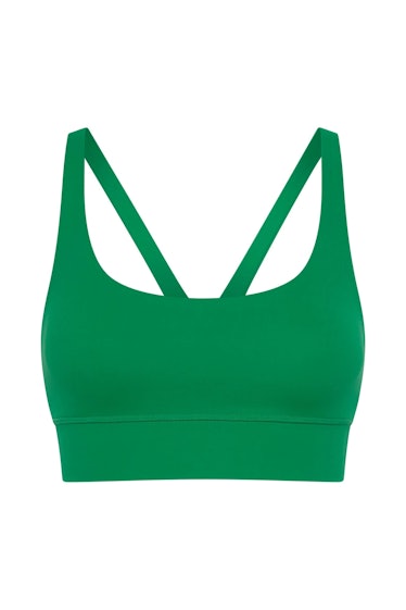 MESHKI green sports bra