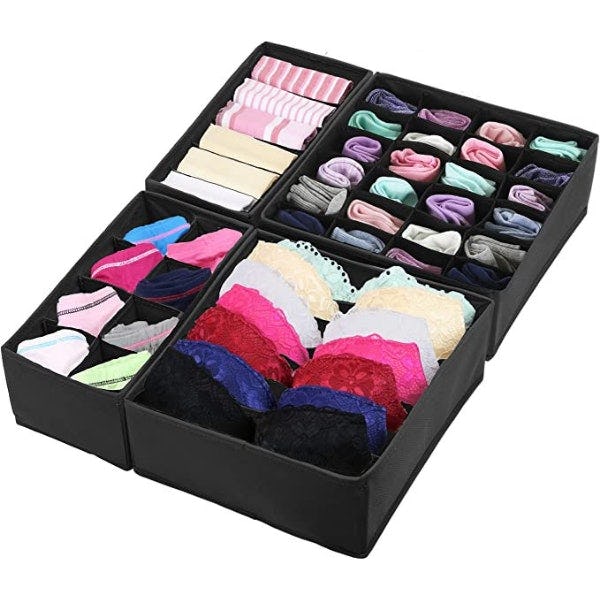 SimpleHouseware Drawer Organizer Set (4 Pieces)