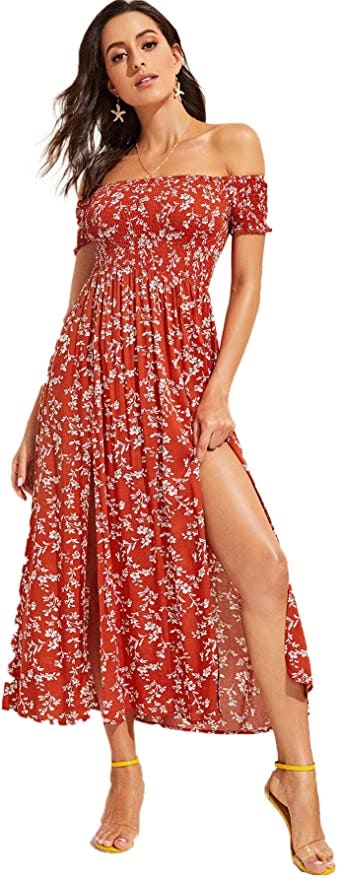 Floerns Off Shoulder Dress