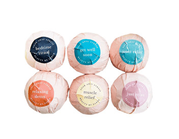 Beauty By Earth Natural Bath Bombs (Set of 6)