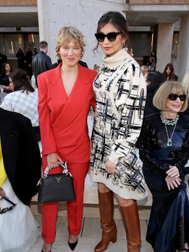 at the Louis Vuitton cruise 2023 show