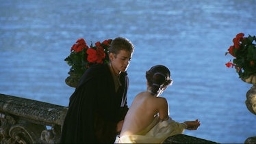Anakin laments the coarse and irritating qualities of sand in Attack of the Clones.