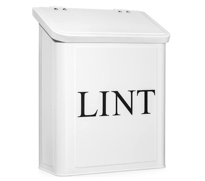 Calindiana Modern Farmhouse Metal Magnetic Lint Bin