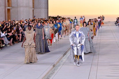 Louis Vuitton's Cruise 2022 fashion show