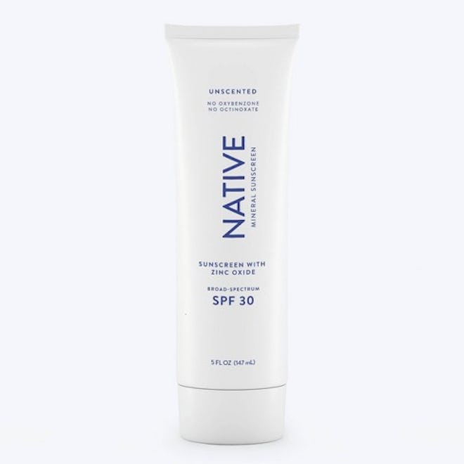 Native Unscented Mineral Sunscreen - SPF 30