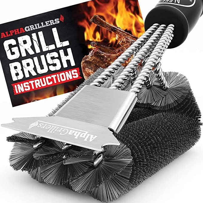 Alpha Grillers Grill Brush and Scraper