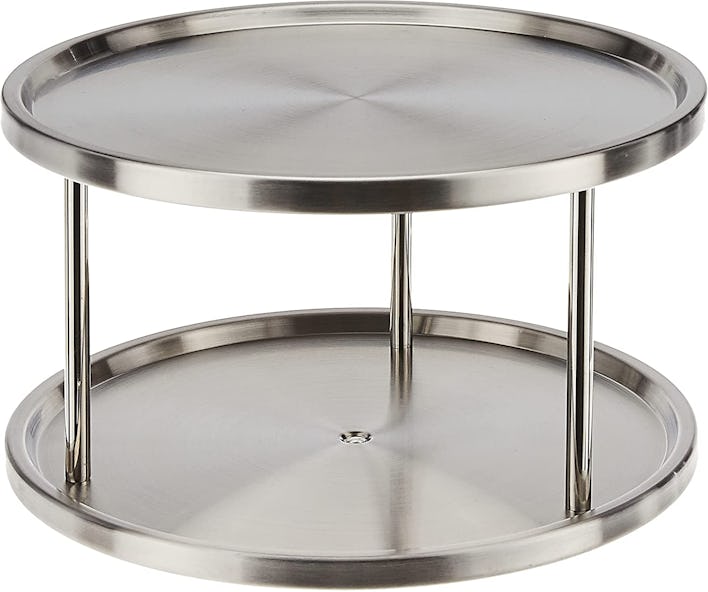 Estilo 2-Tier Stainless Steel Lazy Susan