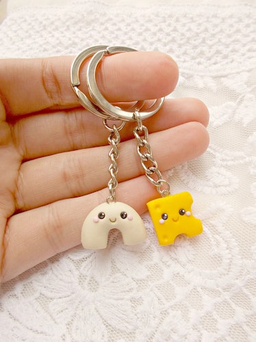 These best friend keychains is a graduation present for best friend.