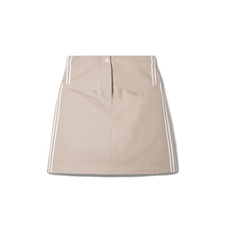 Commission Team Striped Cotton-Twill Mini Skirt
