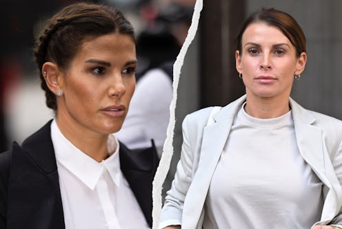 Rebekah Vardy and Coleen Rooney attending court for the "WAGatha Christie" trial