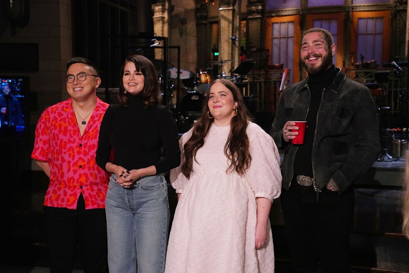 Who is Selena Gomez dating? During her 'SNL' monologue May 14, she discussed the subject. Photo via ...