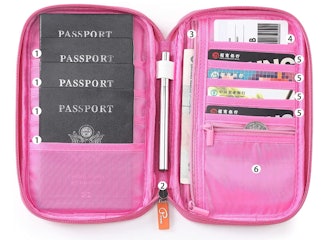 Travel Smart by Conair RFID-Blocking Passport Wallet - Pink
