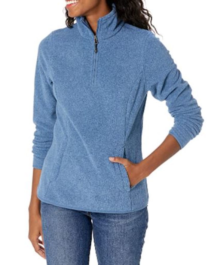 This pullover fleece has over 10,000 reviews and an affordable price.