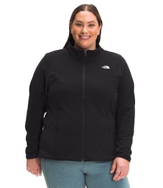 This North Face jacket is made with recycled fleece.