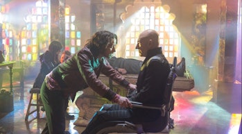 James McAvoy and Patrick Stewart appear as two different versions of Charles Xavier in 2014’s X-Men:...