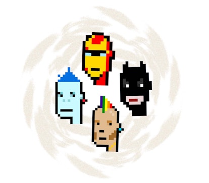 Cryptopunks are avatars in the NFT universe.