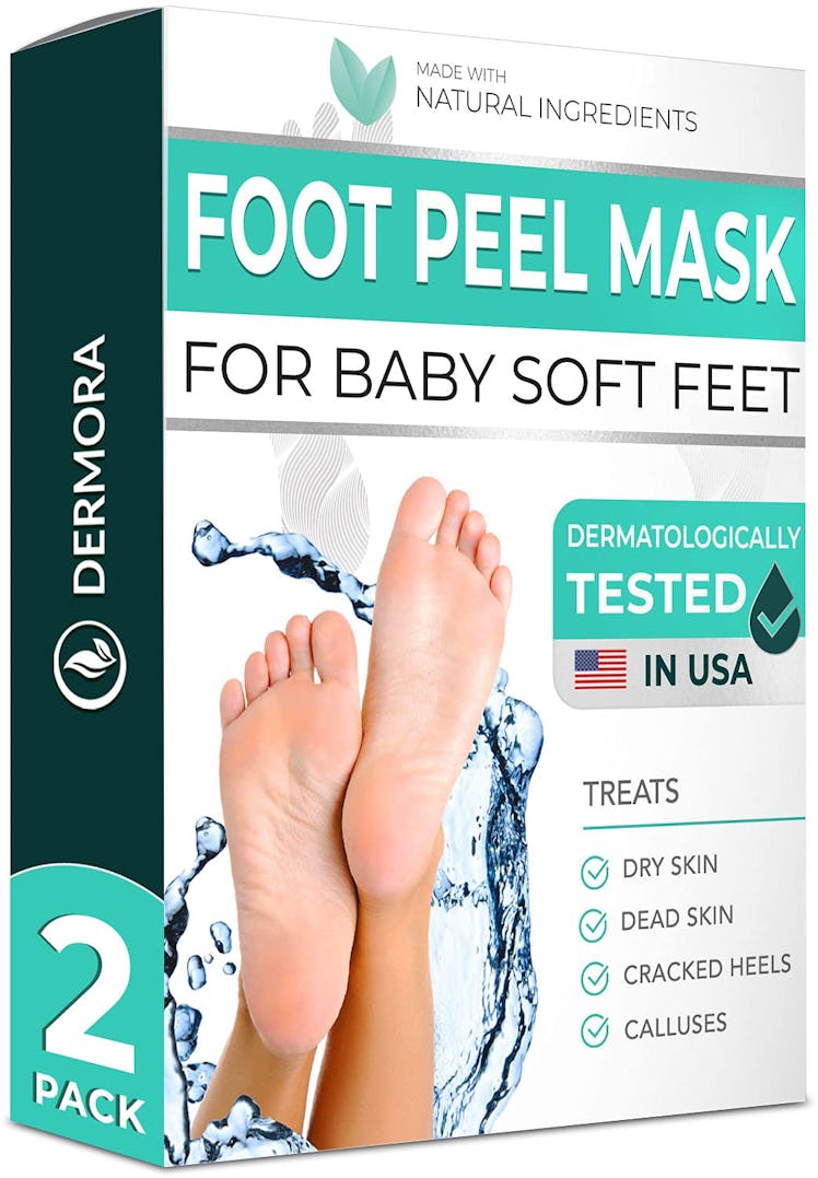 Dermora Foot Peel Masks (2-Pack)