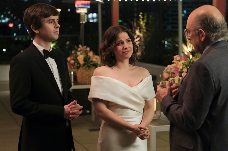 Freddie Highmore and Paige Spare as Shaun and Lea getting married in the 'The Good Doctor" Season 5 ...