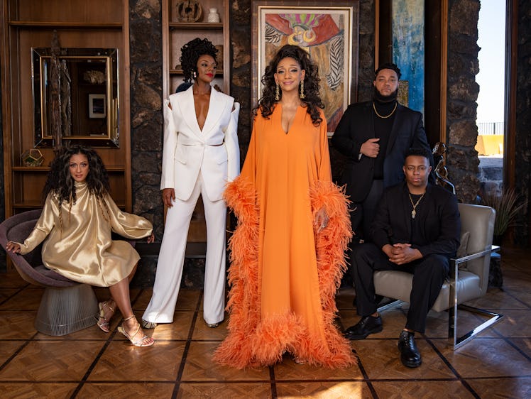 The Sledge family. From left: Tanya Ti-et, Camille Sledge, Founding member Debbie Sledge, Thaddeus S...