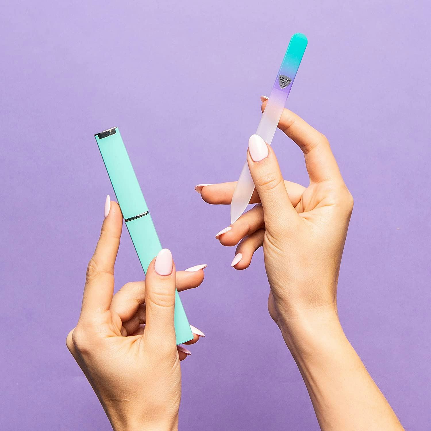 Bona Fide Beauty Glass Nail File with Case