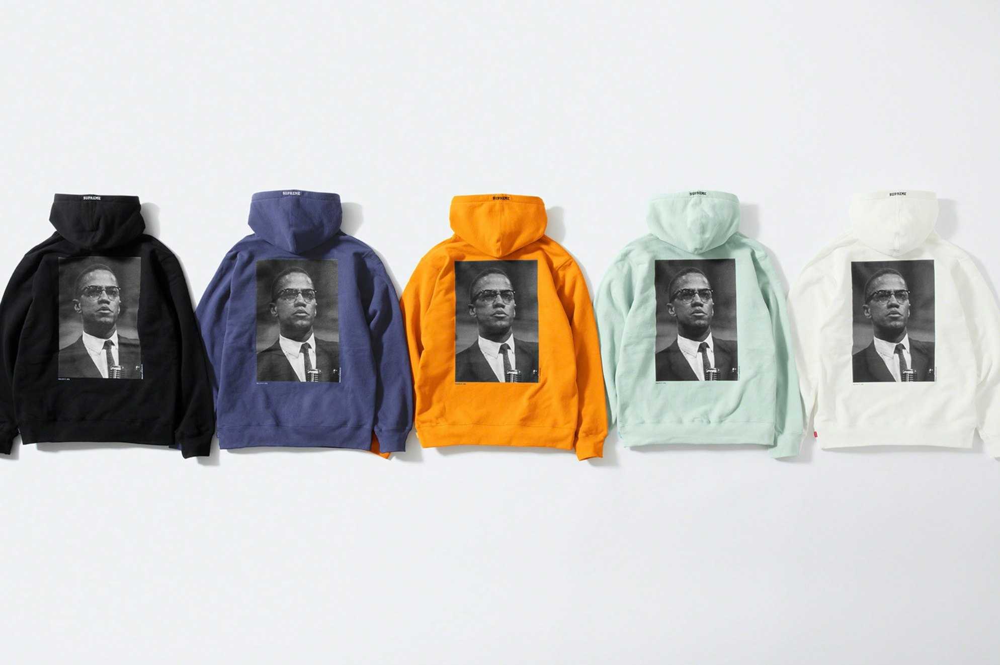 Malcolm x store hoodie supreme