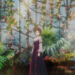 Momo (Megumi Han) in a light garden in 'Vampire In The Garden'
