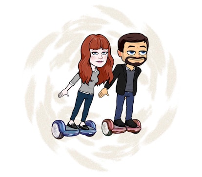 Friendmoji avatars combine two Bitmojis into one cute graphic. 