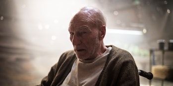 Patrick Stewart as Charles Xavier in 2017’s Logan