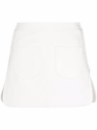 Courrèges knitted mini skirt