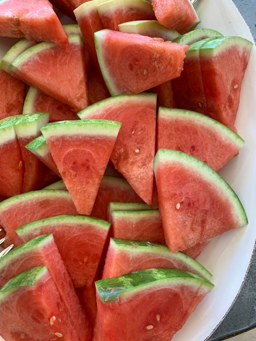 Kourtney Kardashian shares Kendall Jenner's frozen watermelon margarita recipe. 
