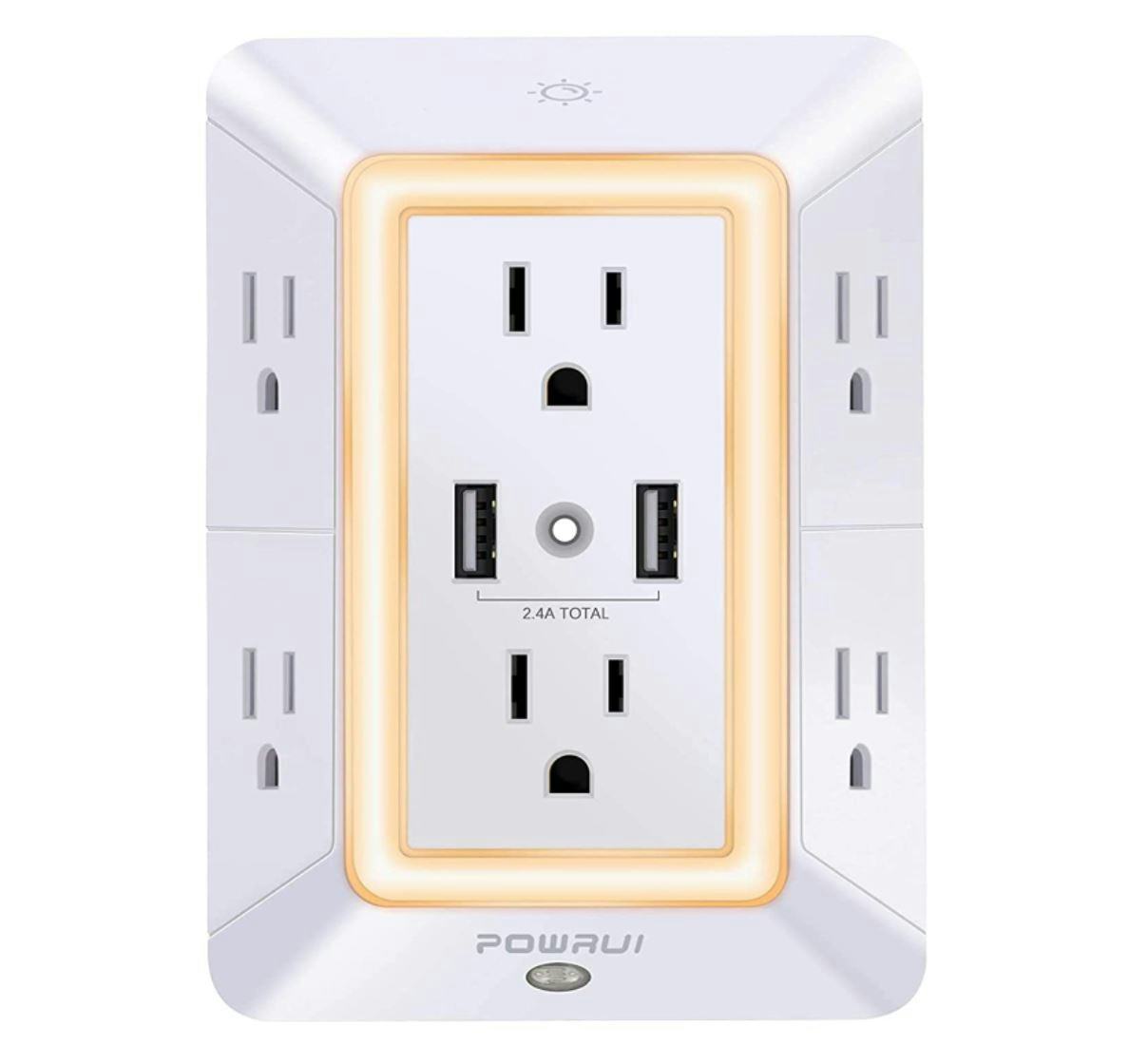 POWRUI Multi-Plug Outlet Extender