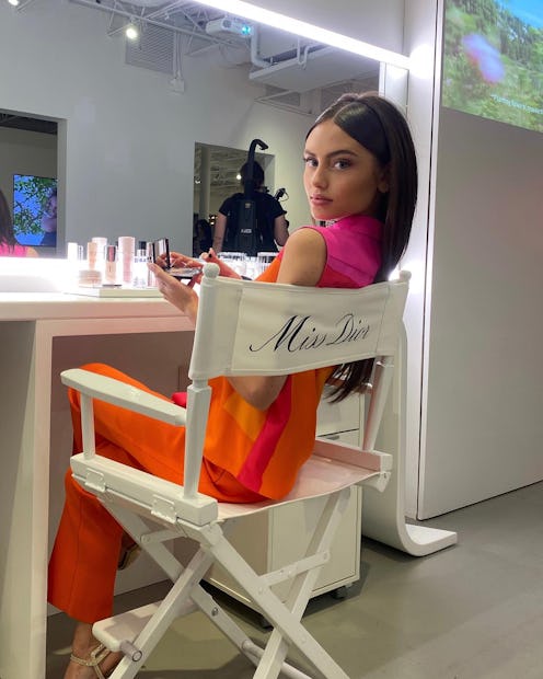 Leni Klum Heidi's black dress prom