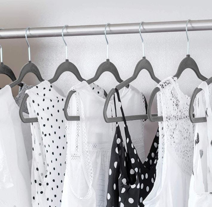 Zober Nonslip Velvet Hangers (50-Pack)