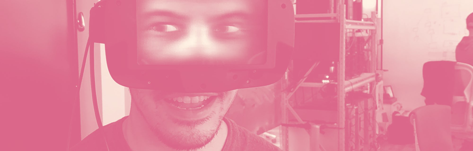 Meta's reverse passthrough VR headset.