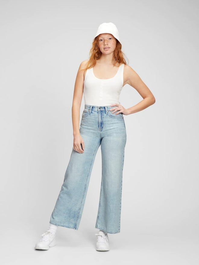 Gap High Rise Wide-Leg Jeans