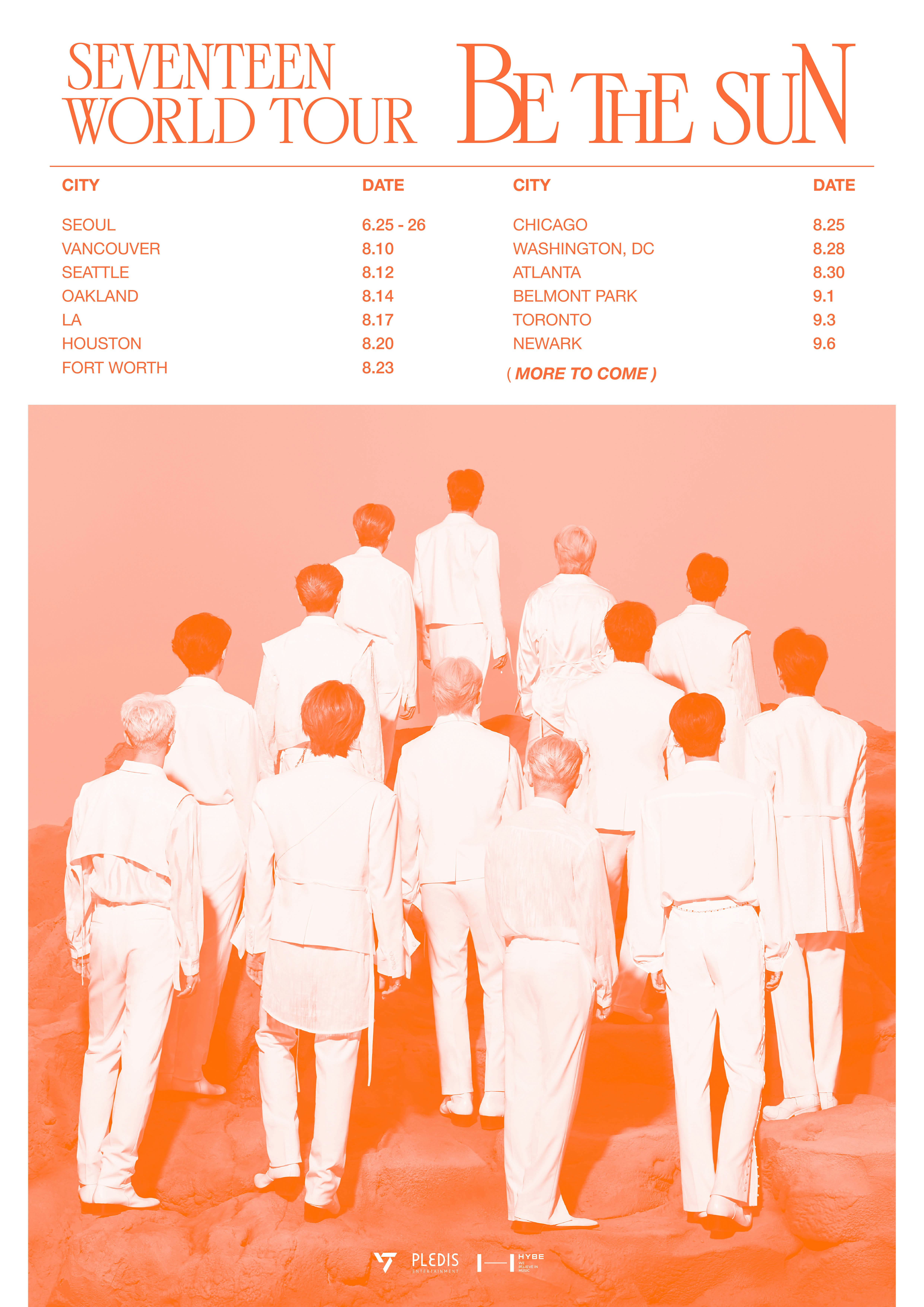 SEVENTEEN TOUR BE THE SUN ミンハオ まとめ売り2枚 SEVENTEEN's 'Be The Sun' Tour: Dates, Cities, Setlist