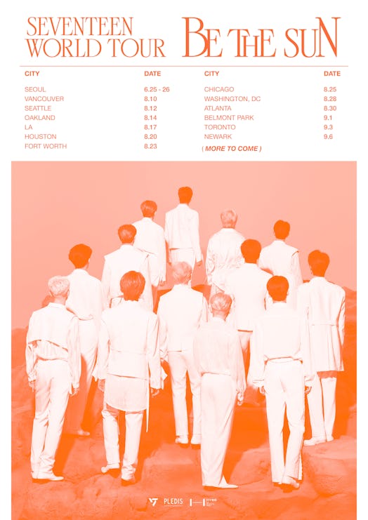 SEVENTEEN will be embarking on their "BE THE SUN" world tour in 2022.