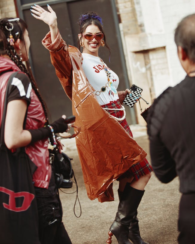 Afterpay Australian Fashion Week 2022 street style.