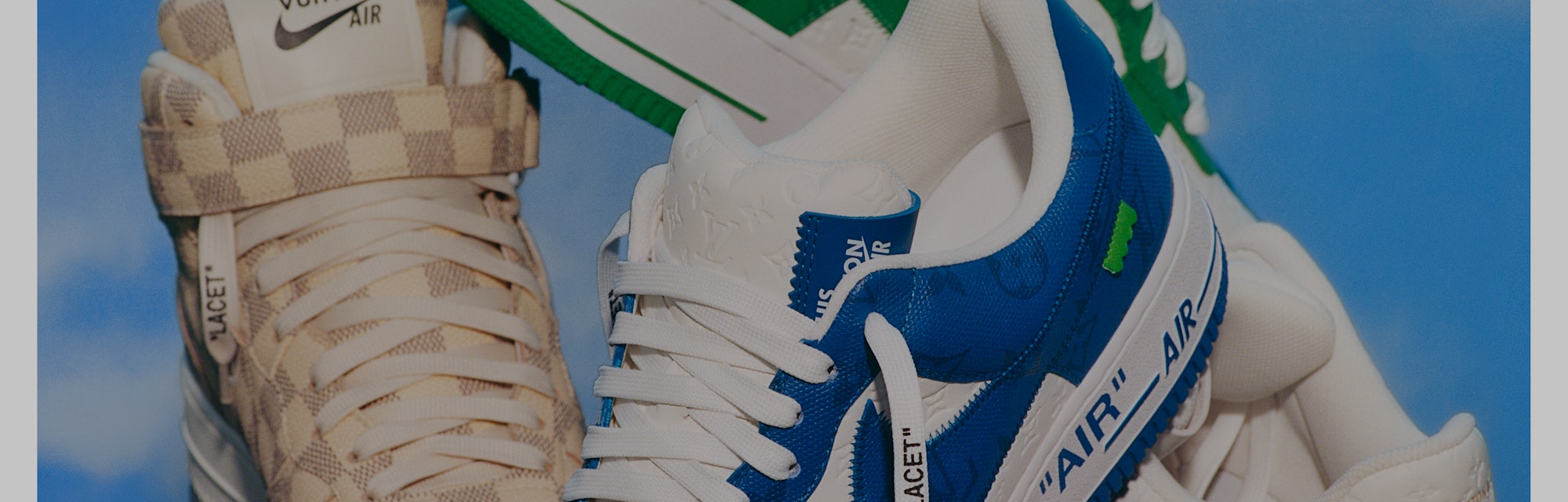 Virgil Abloh's Louis Vuitton x Nike Air Force 1 sneaker is
