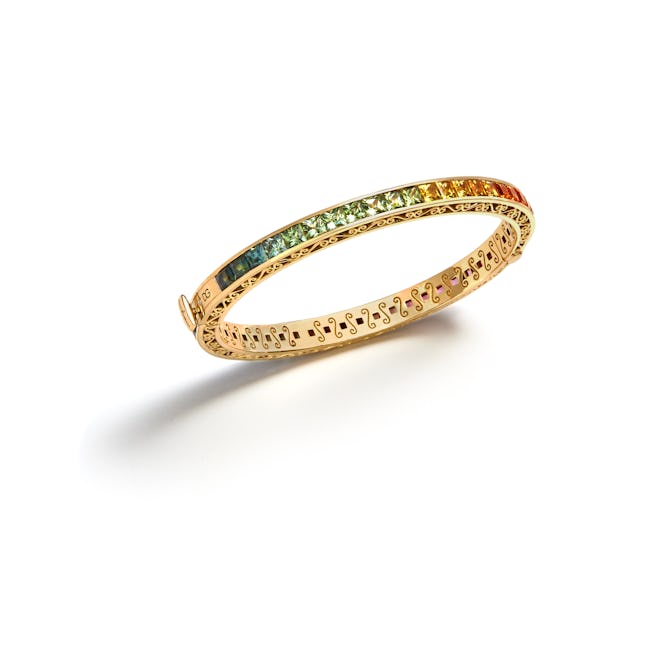 Multicolor sapphire bracelet