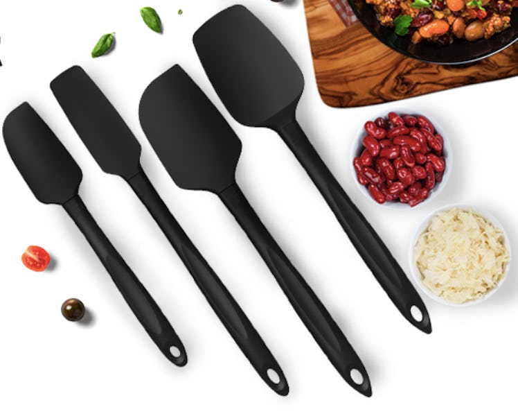 M KITCHEN WORLD Silicone Spatula (Set of 4)