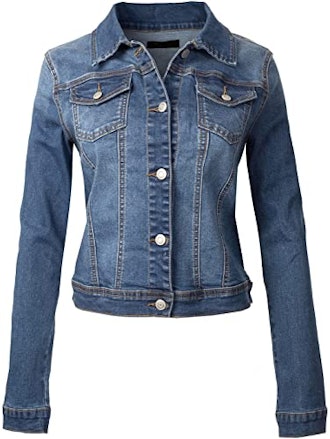 Women's Classic Vintage Denim Jean Jacket