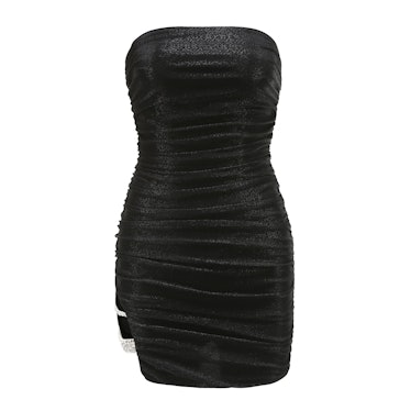 Nana Jacqueline black strapless dress